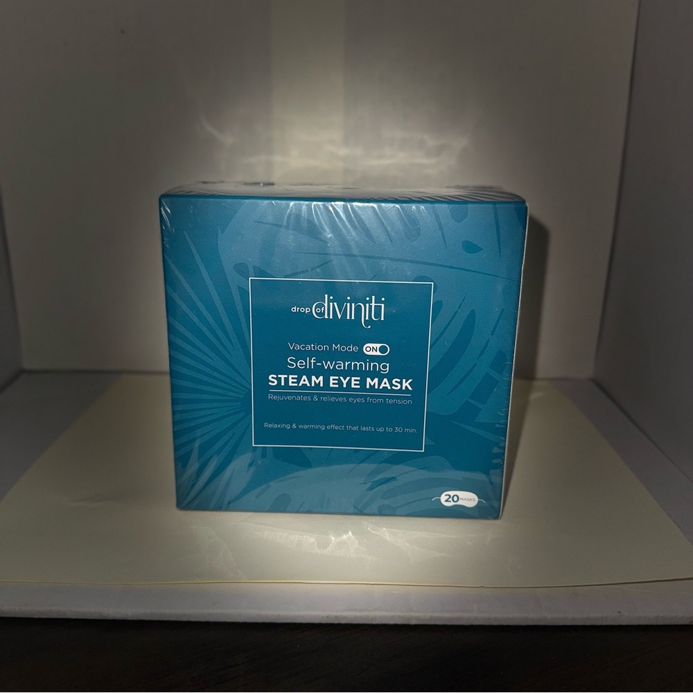 NWT Drop of DiviniTi Self-warming Steam Eye Mask 20 Pack
